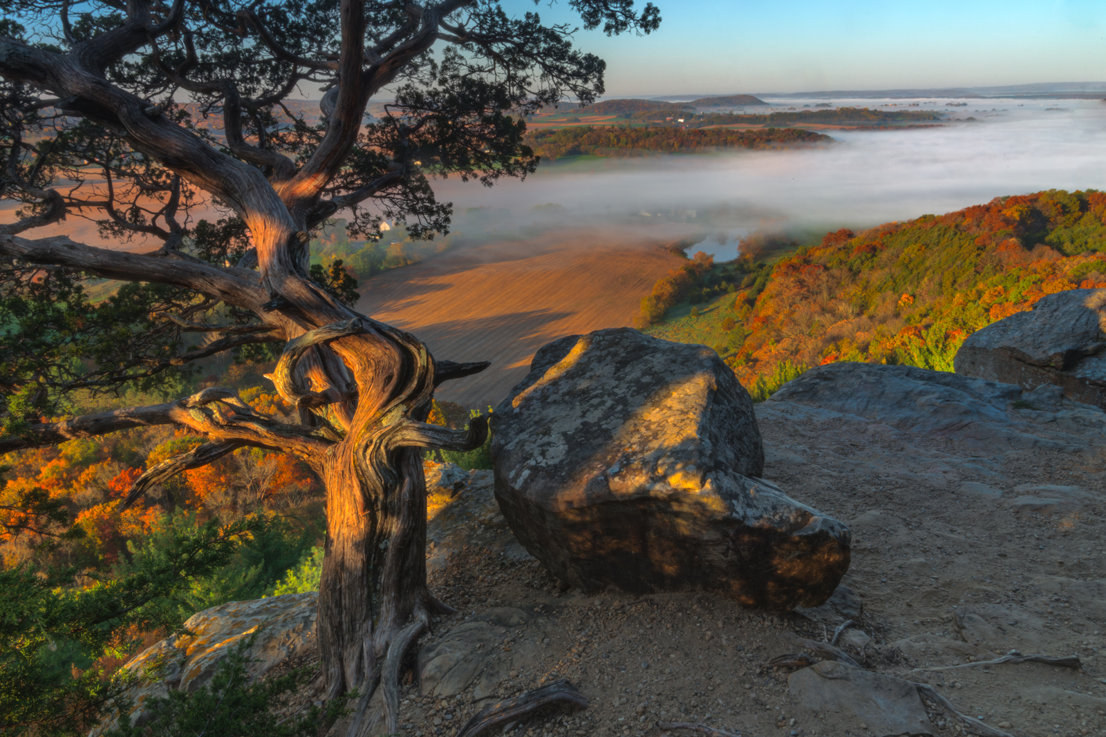 Fog at Gibraltar Rock State Natural Area